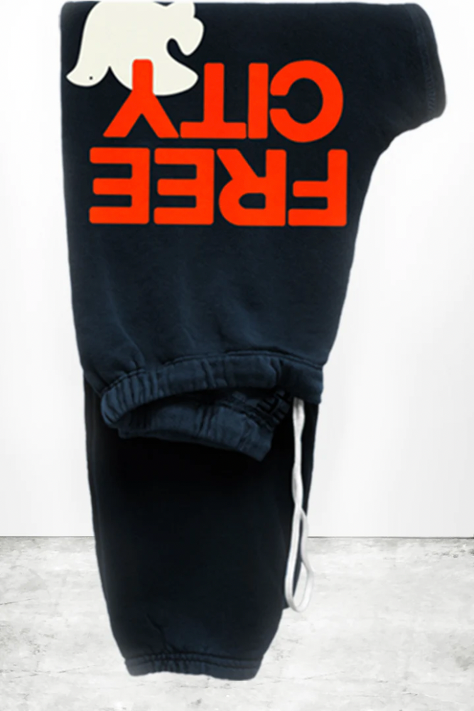 FREE CITY Large Sweatpant- Squids Ink Electric