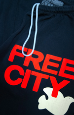 FREE CITY Large Sweatpant- Squids Ink Electric