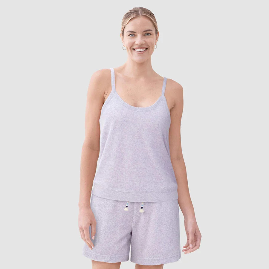 SURFSIDE SUPPLY Lilac Terry Tank