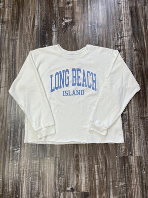 RETRO BRAND Long Beach Island Crew Neck Sweatshirt