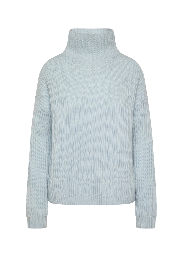
            
                Load image into Gallery viewer, 0039 ITALY Cashmere Ribbed Turtleneck Sweater
            
        