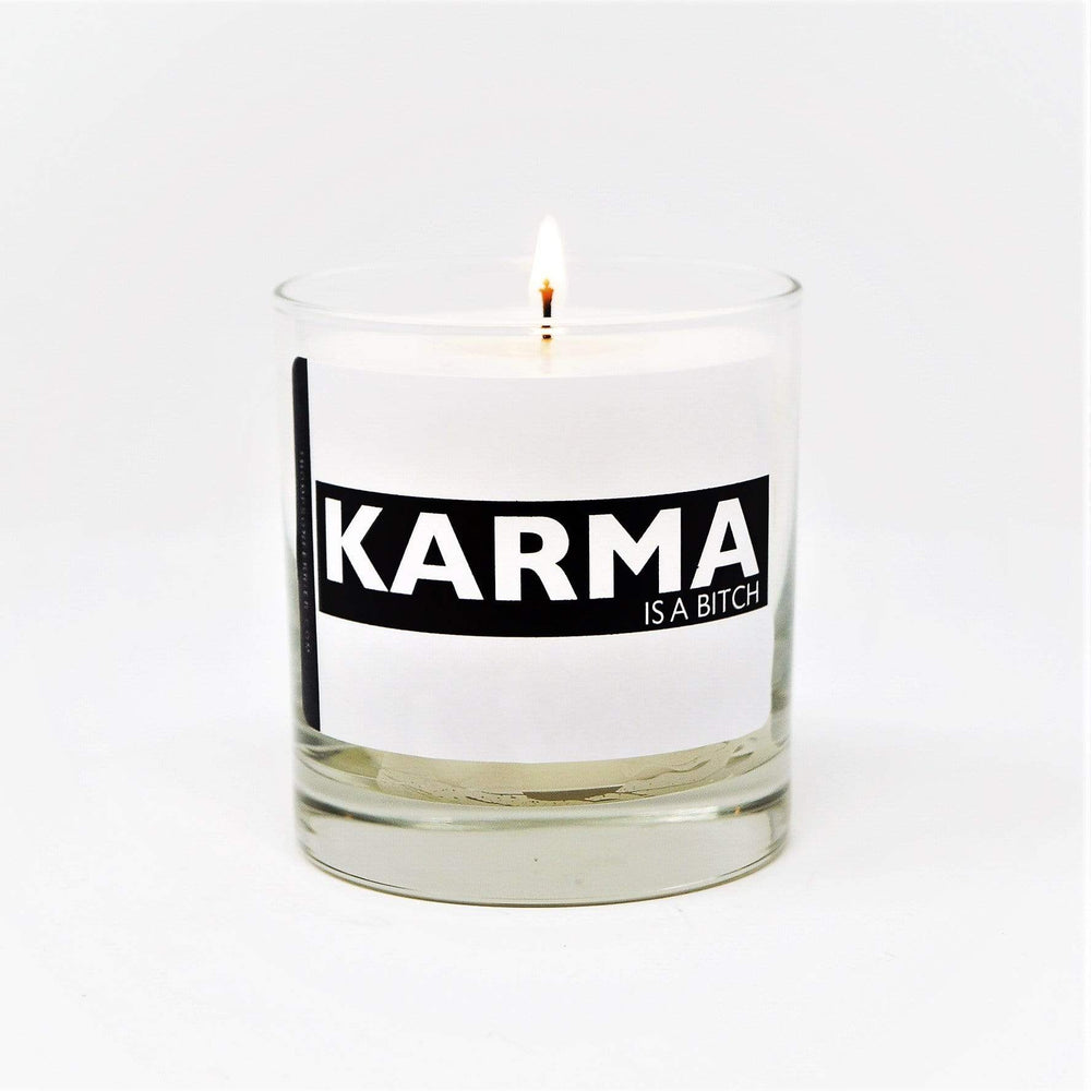 
            
                Load image into Gallery viewer, THOMPSON FERRIER Karma is a Bitch Candle - Palo Santo
            
        