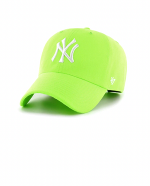 
            
                Load image into Gallery viewer, 47 BRAND Yankees Hat in Neon Green
            
        